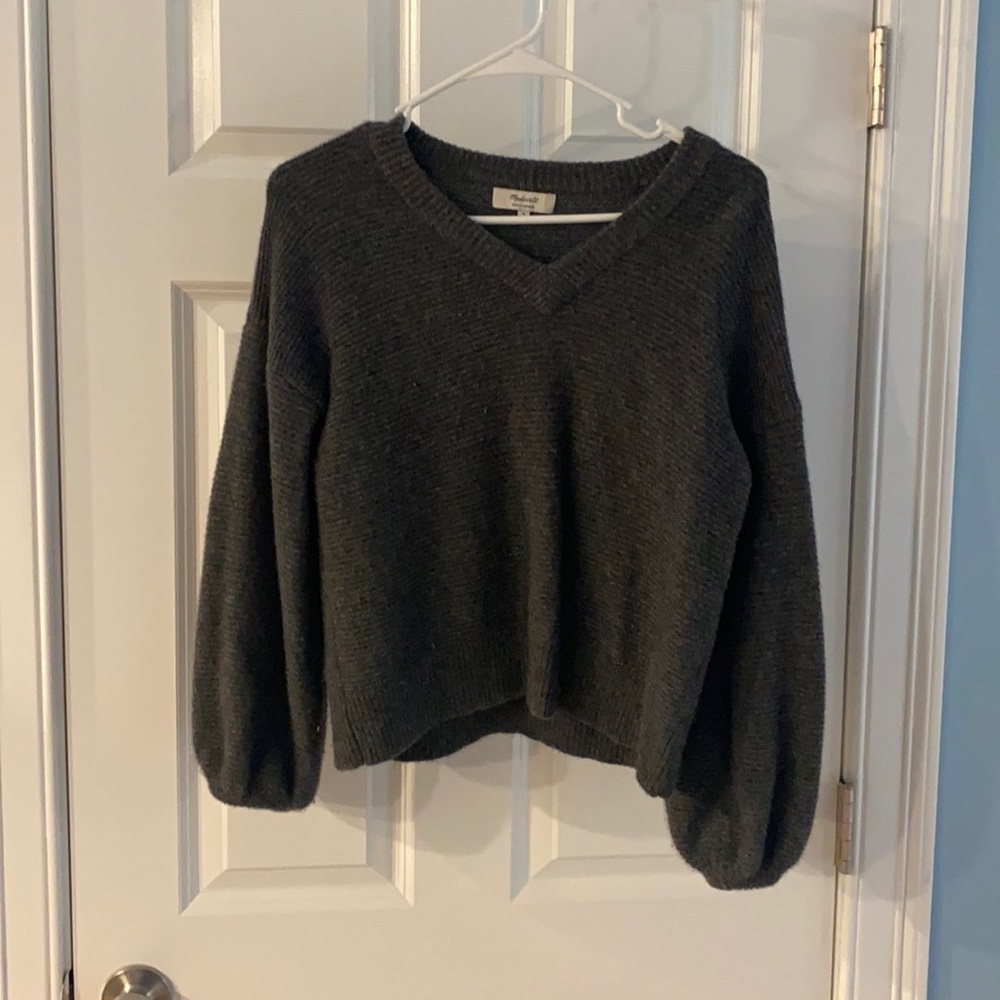 Madewell Cashmere Crop Sweater